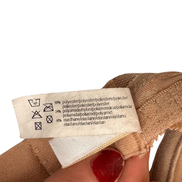 Chantelle Beige Full Coverage Wired Bra Size 32DDD - Picture 6 of 7